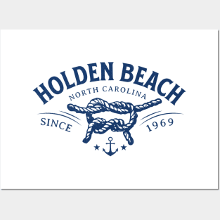 Holden Beach Knot Summer Vacation in NC Posters and Art